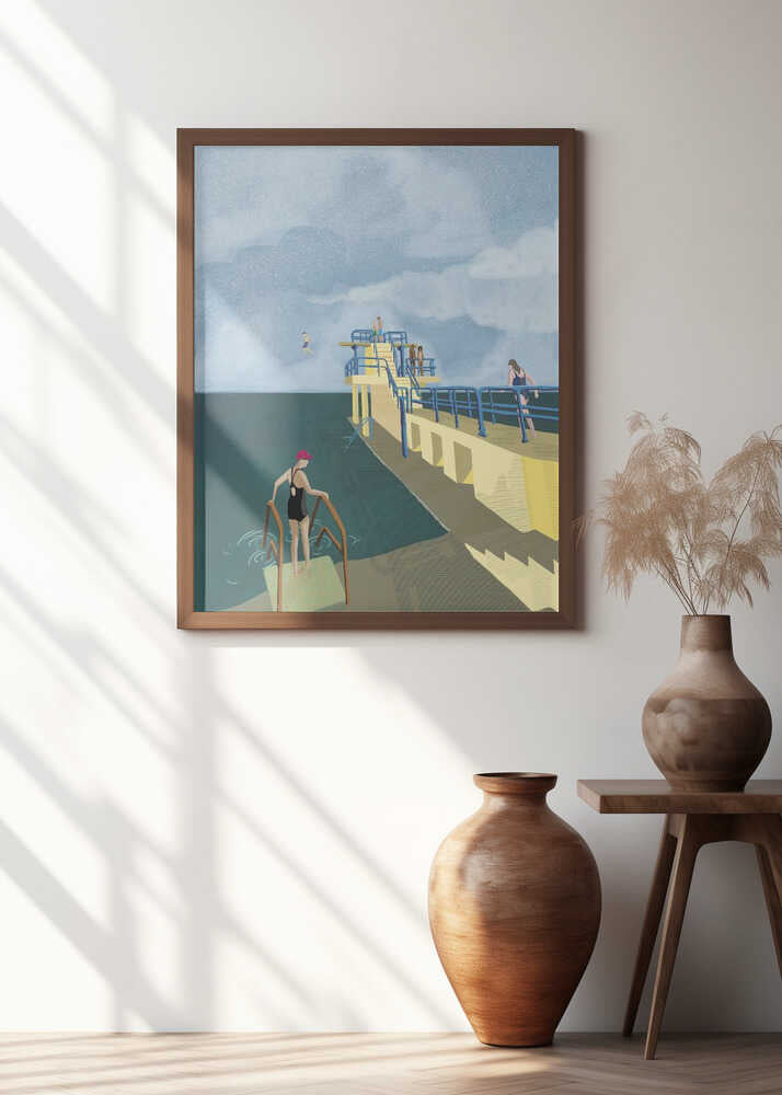 Blackrock, Salthill, Galway Ireland Art Print