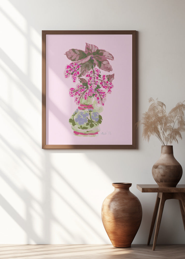 Blooming Vase In Pink
