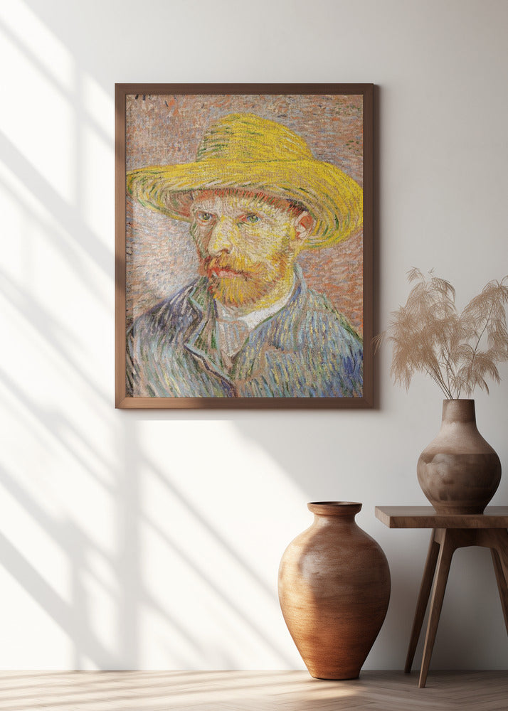 Self Portrait With Straw Hat