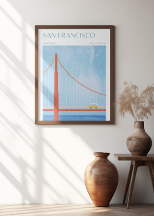 Art Prints of San Francisco, Golden Gate Bridge