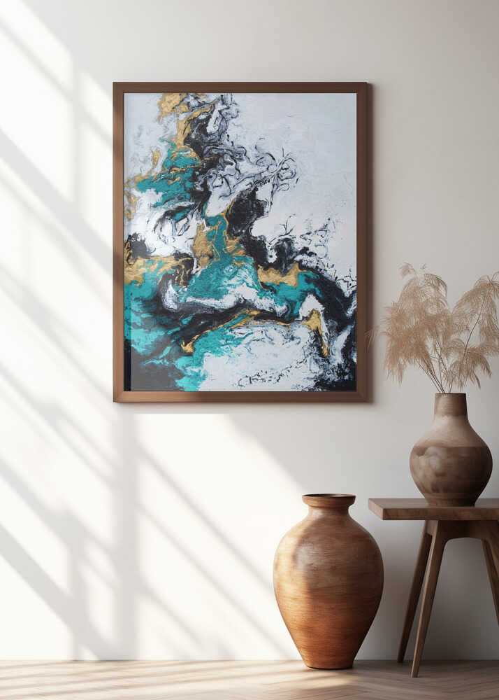 Green and Gold Smoke