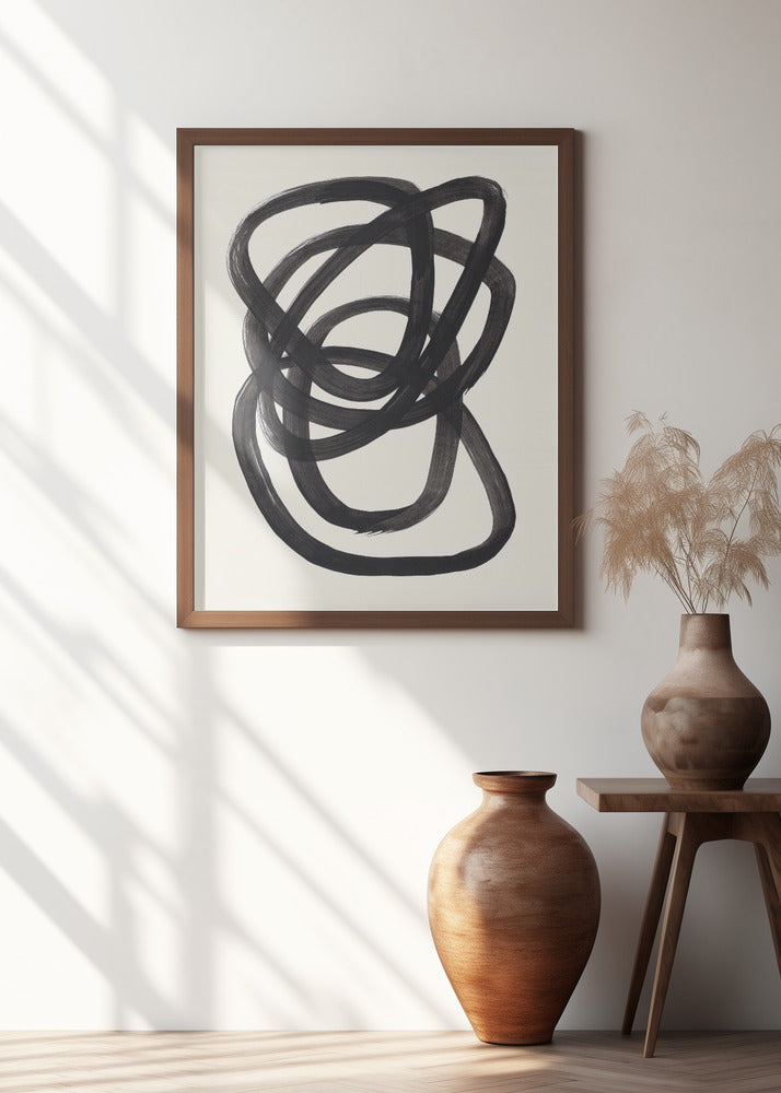 Art Prints of Ink Spiral Rings