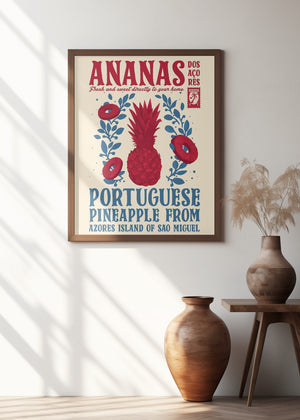 Art Prints of Pineapple kitchen print