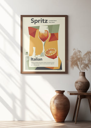 Art Prints of Aperol spritz print