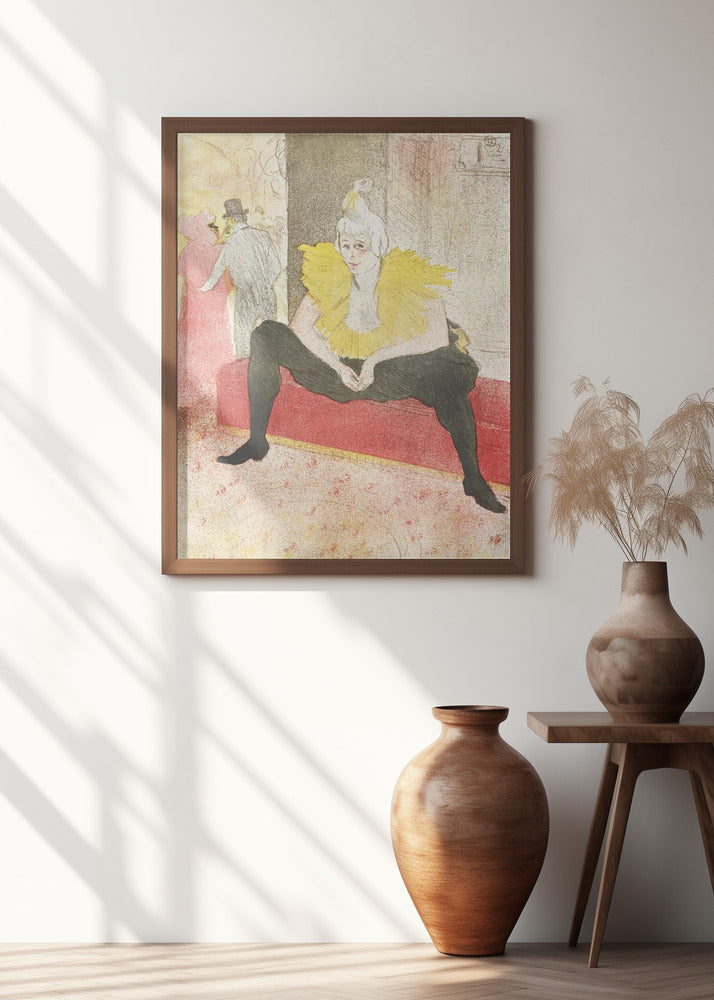 The Seated Clowness (miss Cha U Kao) (1896)