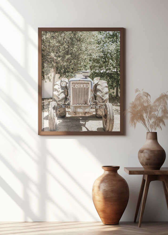 Rugged Tractor Scene