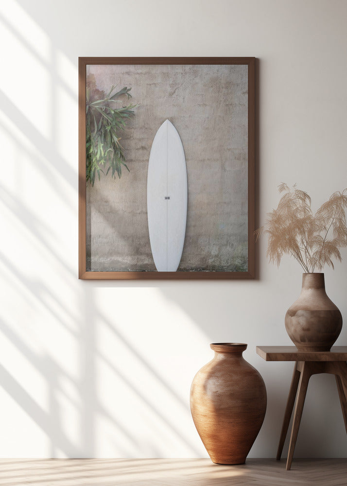 White Surfboard