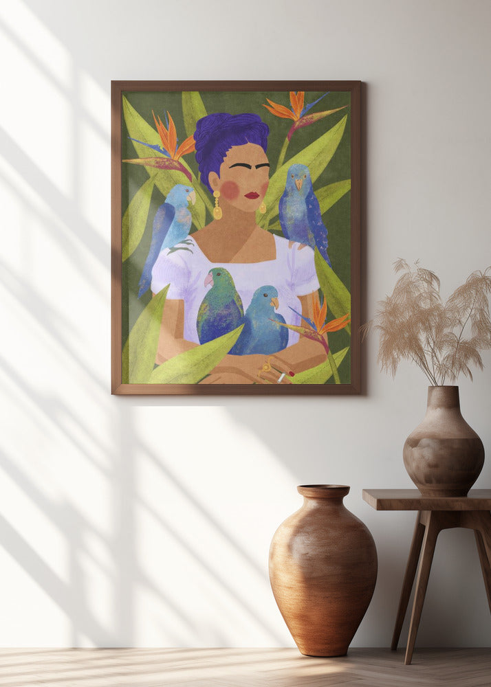 Frida and birds
