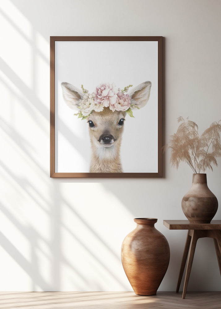 Floral Baby Deer