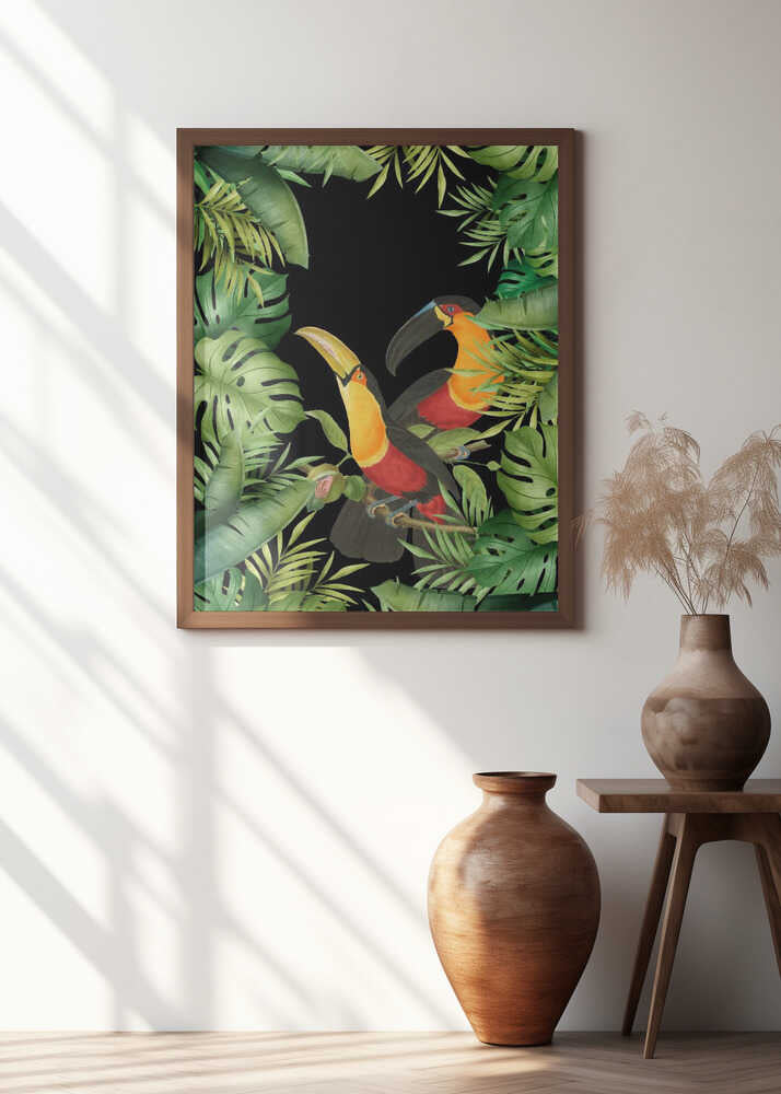 Jungle With Toucans