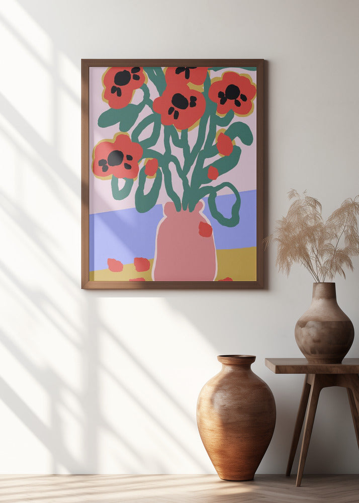Bold Blooms Vase