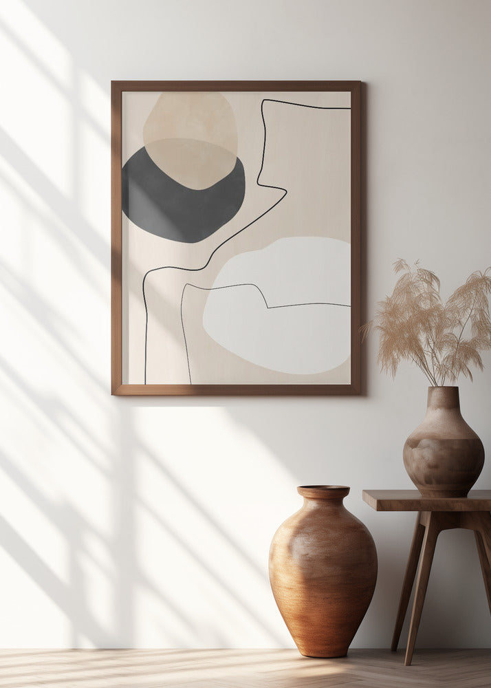 Organic Shapes & Lines Painting