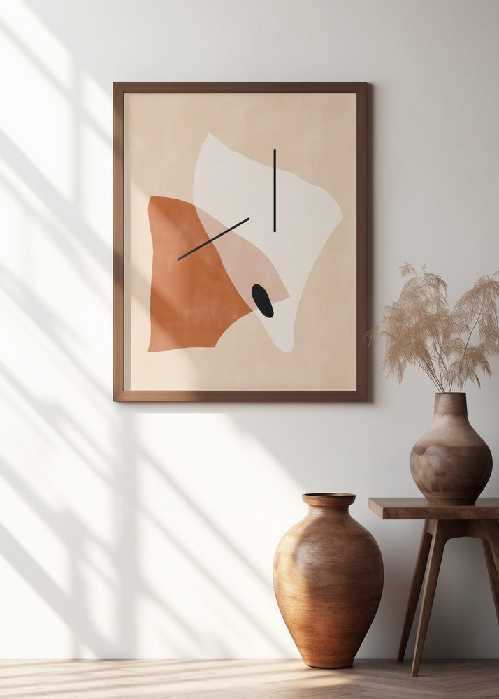 Geometric Shapes In Earthy Tones