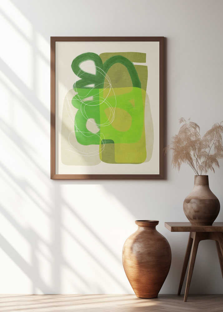 Painted Lines Green Tan 4 Kopie