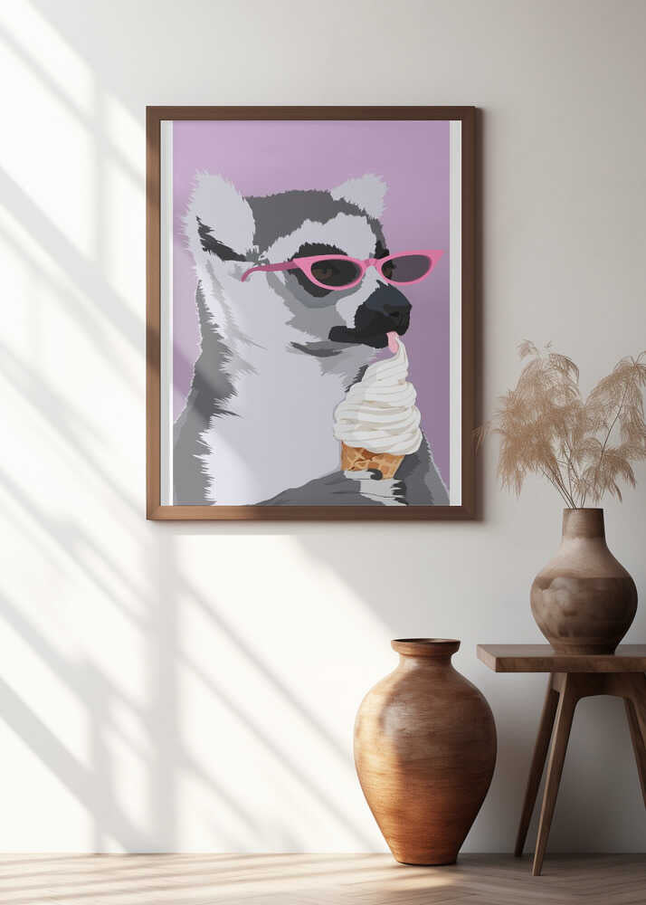 Jugdy Lemur with Icecream