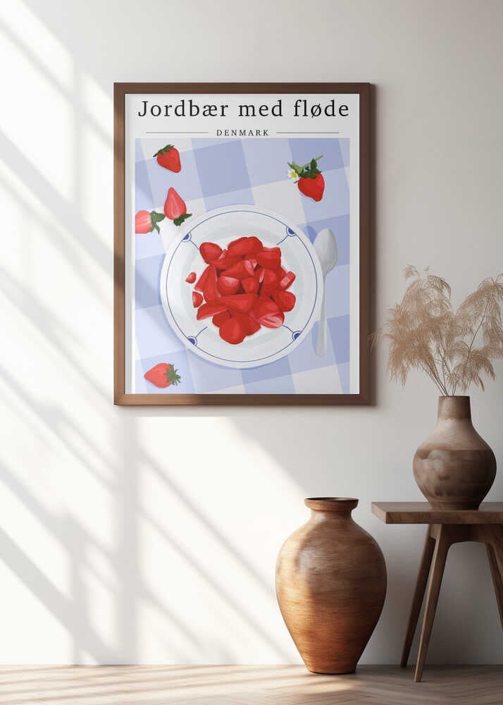 Strawberry with cream - Denmark