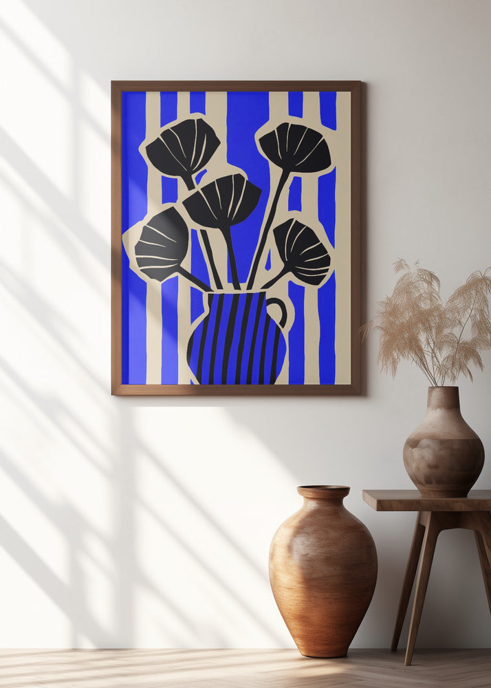 Striped Vase Blooms