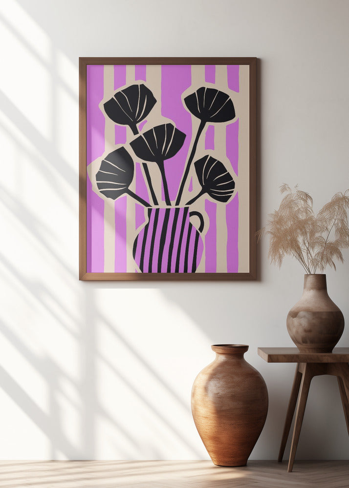 Bold Blooms in Vase