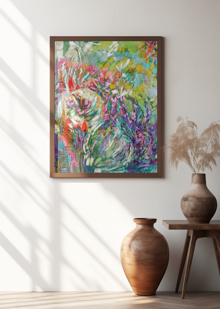 Pink Blossoms Abstract