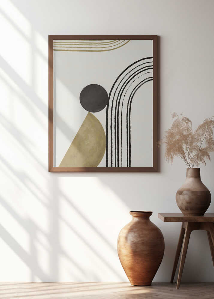 Scandi Gold Abstract