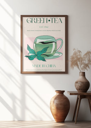 Art Prints of Green Tea No1