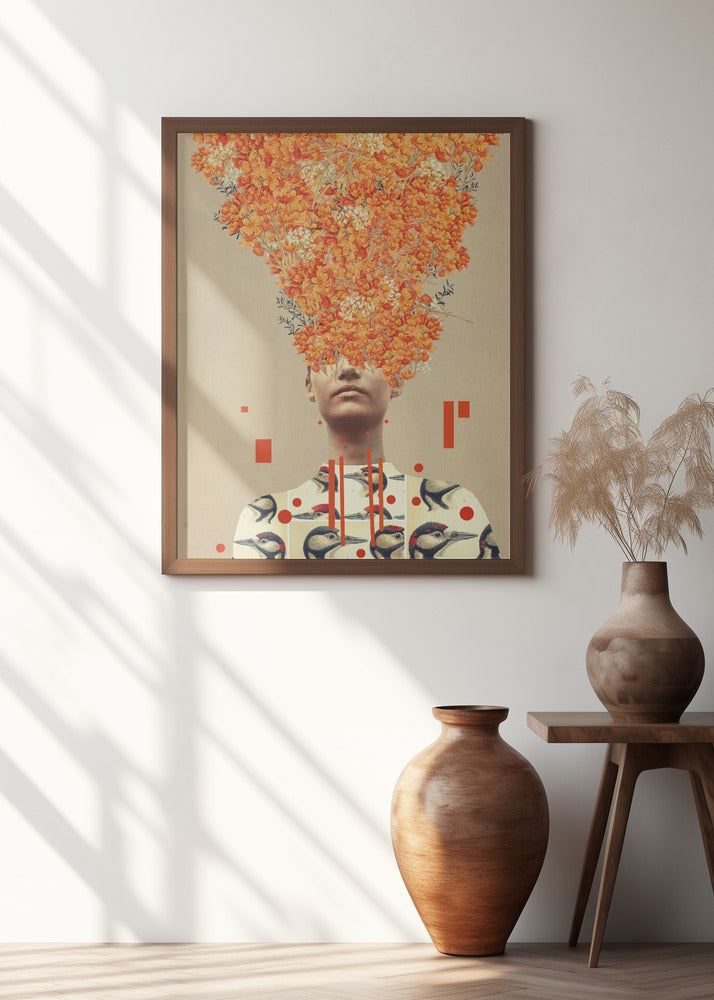 Bird Flight In Autumn