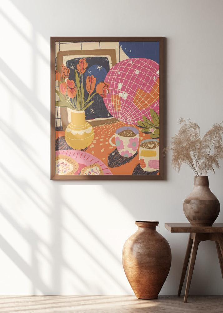 Art Prints of Disco tea II