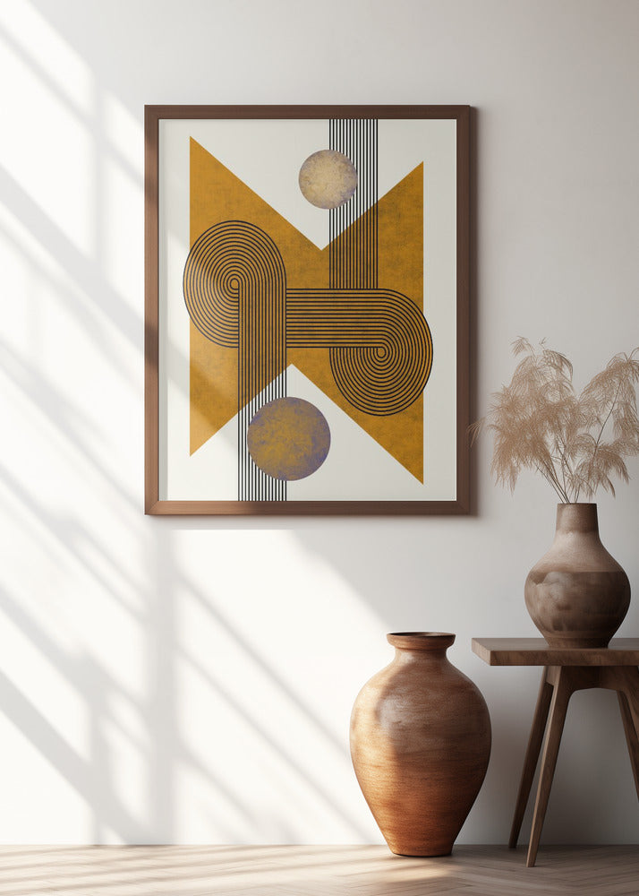 Textured Mid Century Composition 4