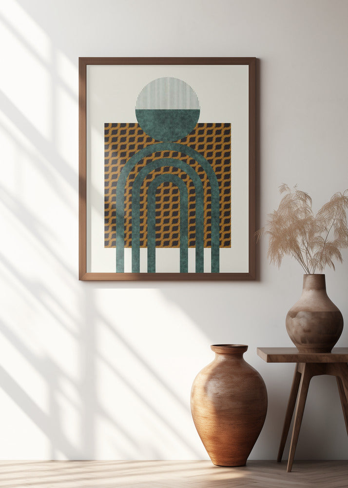 Textured Mid Century Composition 5