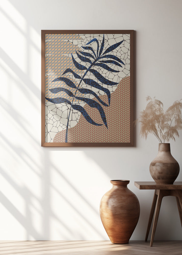 Palm Leaf Mosaic Design