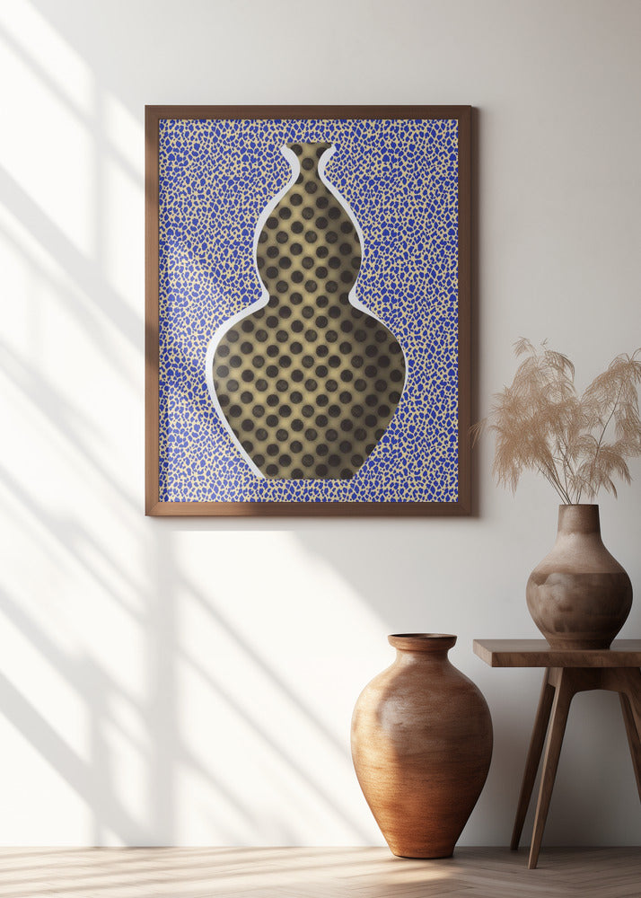 Dotted Vase Silhouette