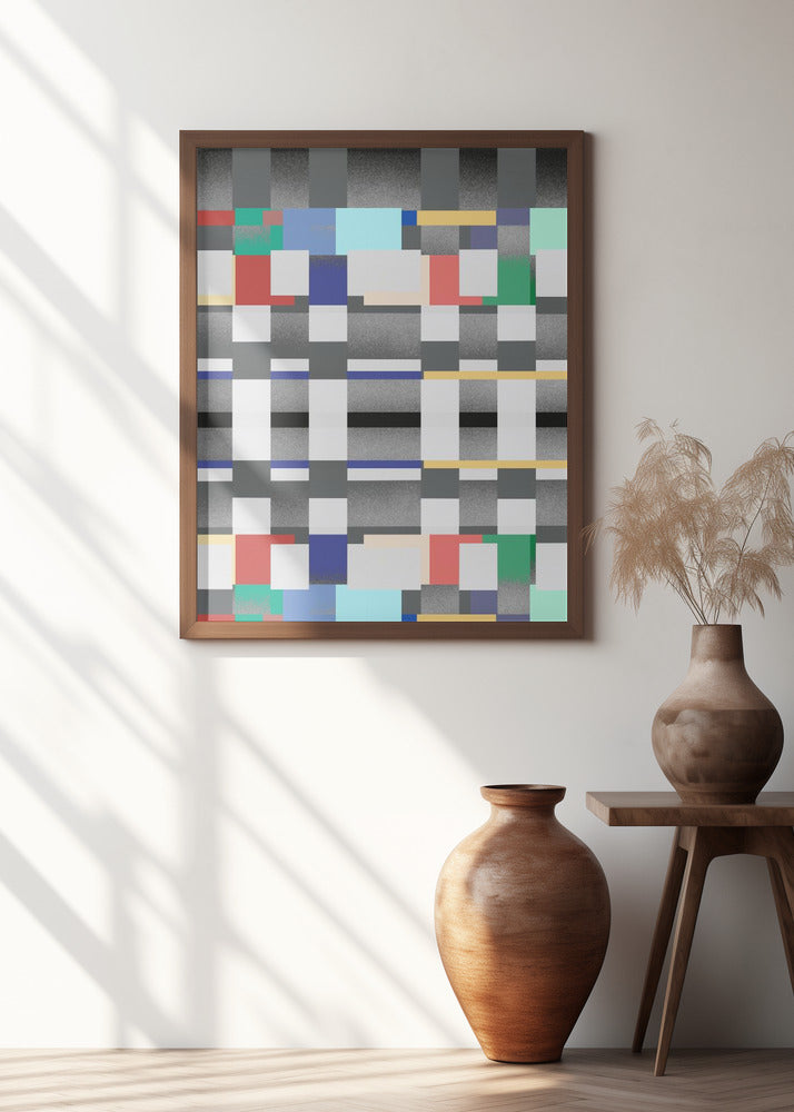 Abstract Design With A Grid Like Pattern