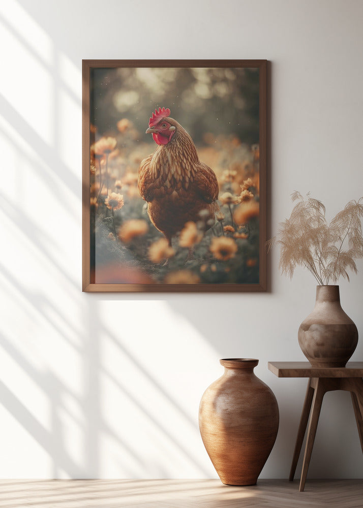 Rooster in Bloom