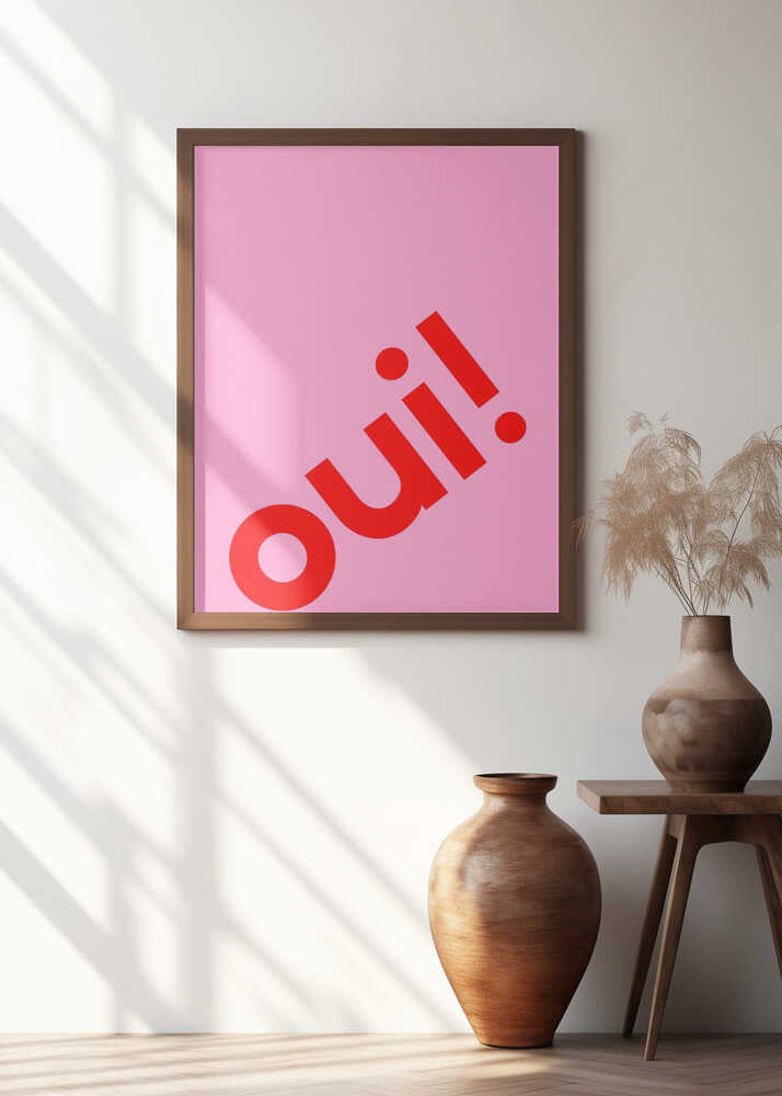 Oui in Bold Letters