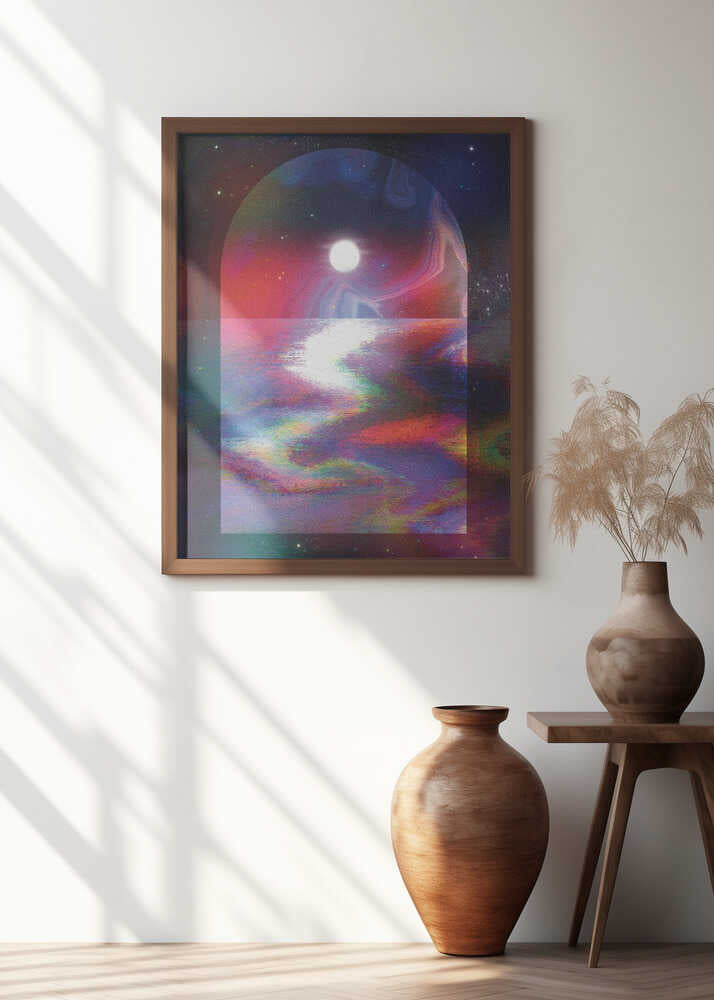 Retro cosmic archway