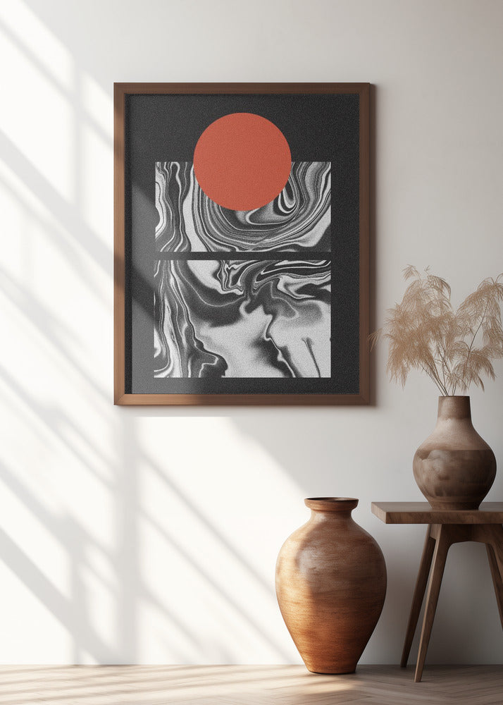 Minimal Marble Sunset