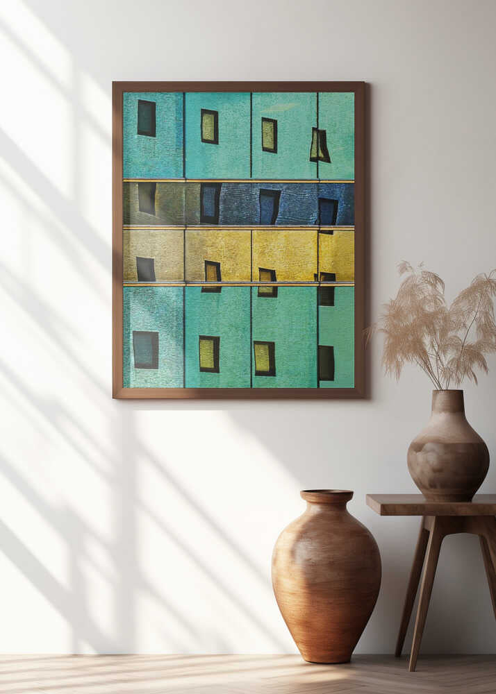 Reflection in glass - Tokyo Japan