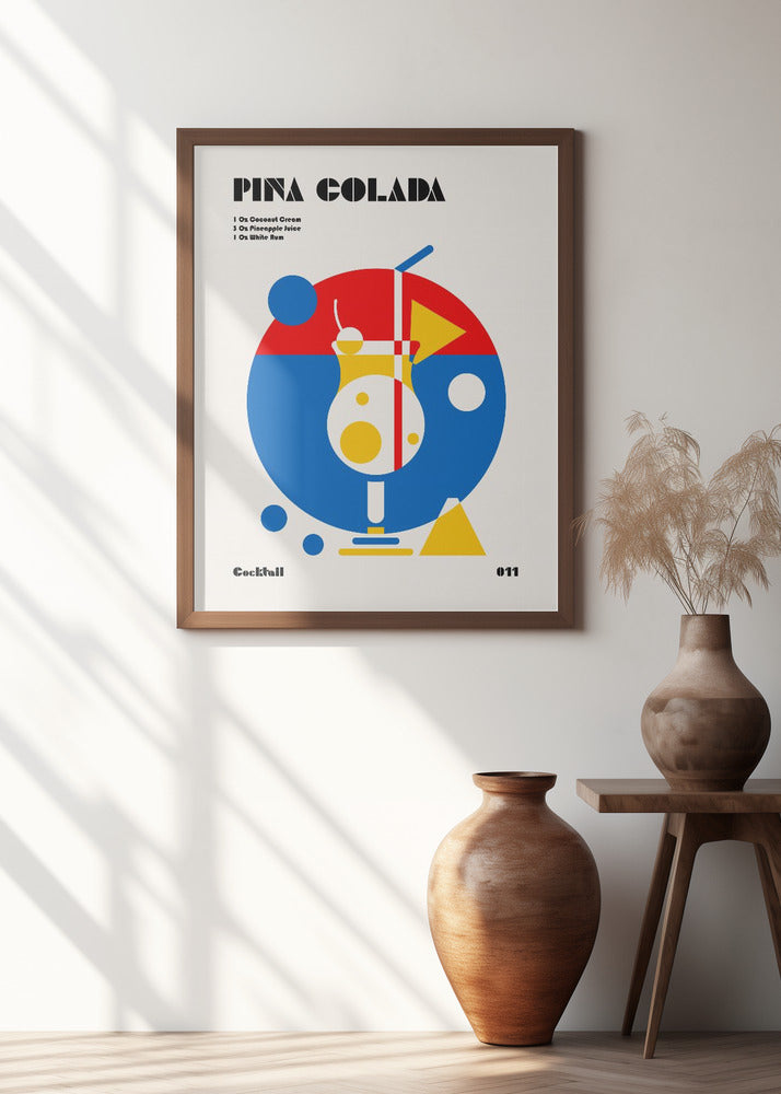 Pina Colada Bauhaus Cocktail