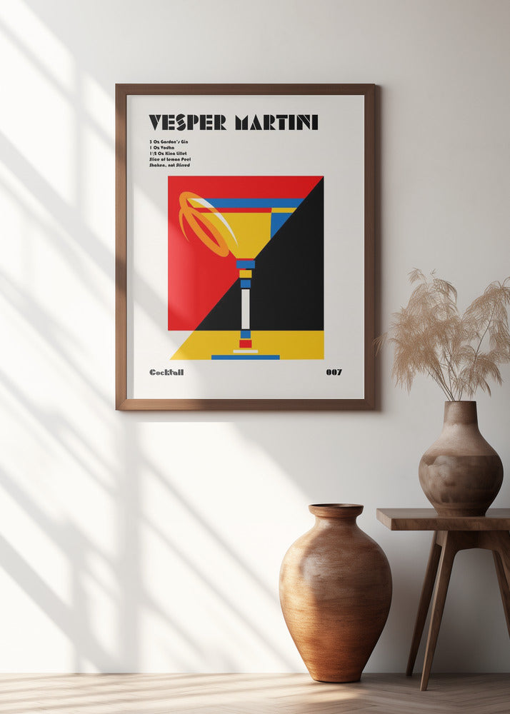 Vesper Martini Bauhaus Cocktail