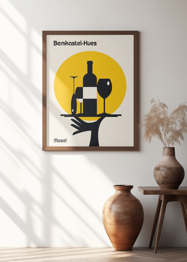 Mosel Wine Minimalist Print