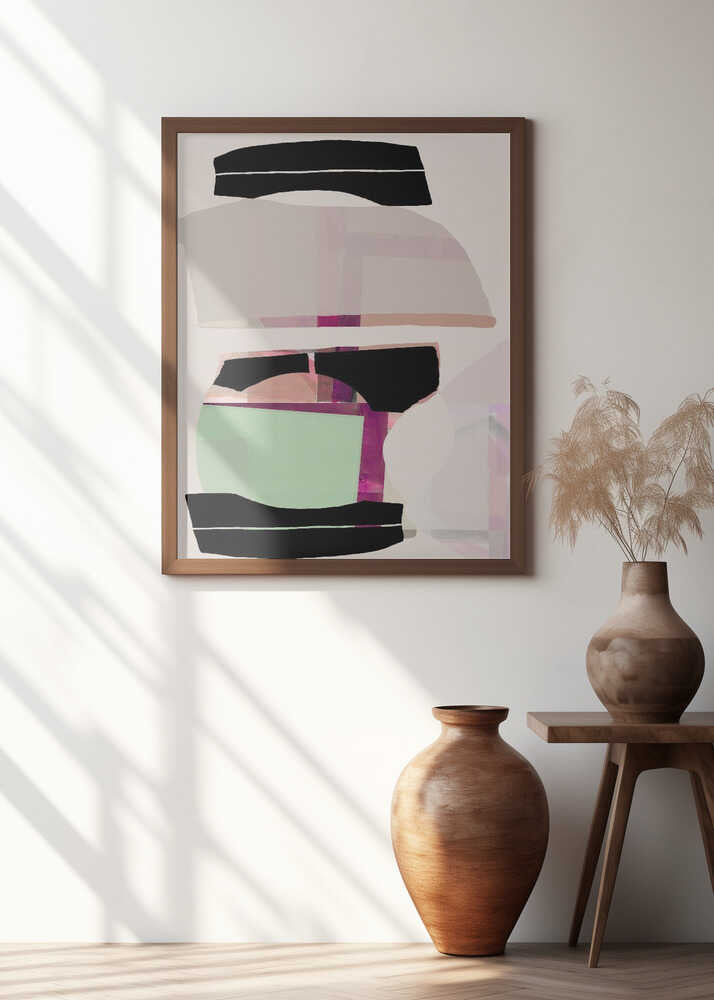 Colored Abstract Black No1