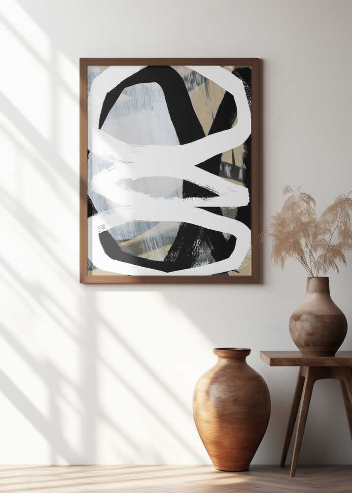 Bold Black On White No3