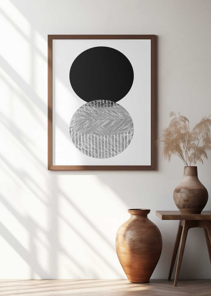 Black Grey Dots Bauhaus No2