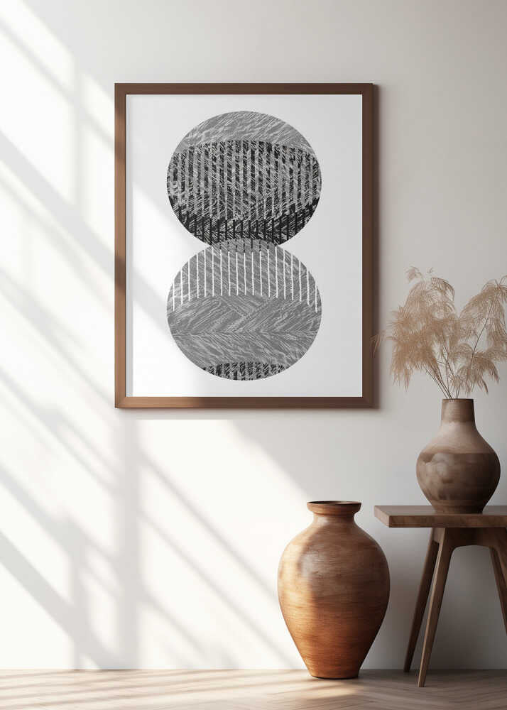 Black Grey Dots Bauhaus No3