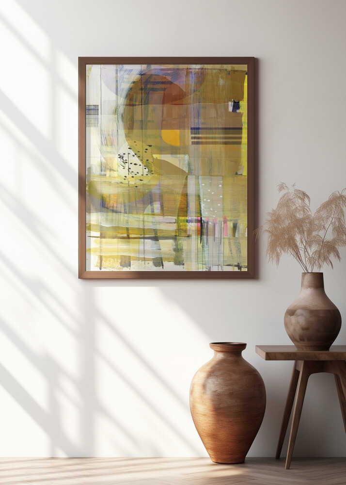 Yellow Ochre Abstract No2