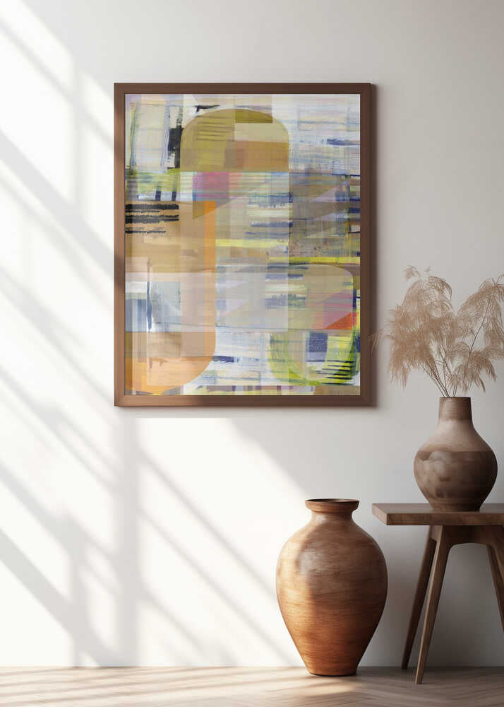 Yellow Ochre Abstract No4