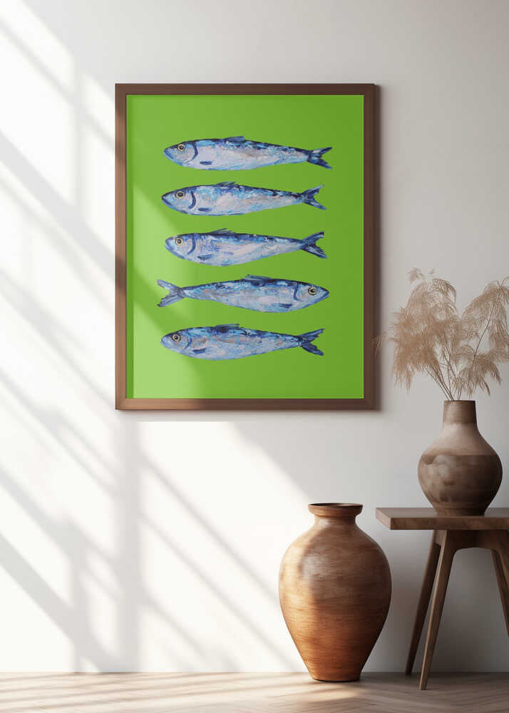 Sardines Lime Green