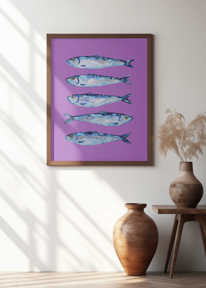 Sardines on Purple
