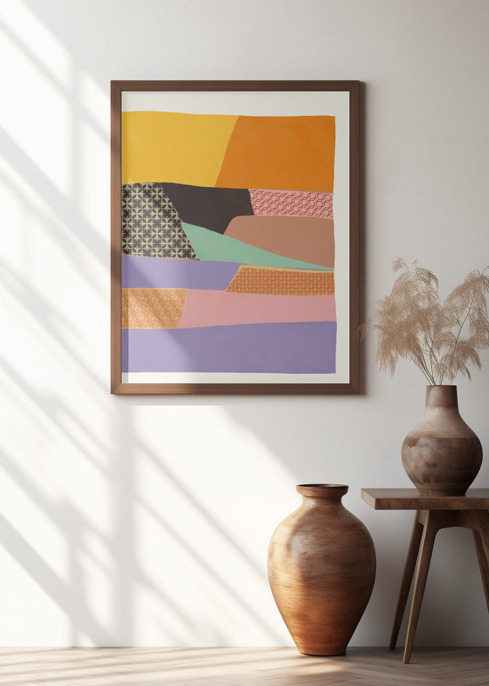 Art Prints of Collage abstract minimalism 04