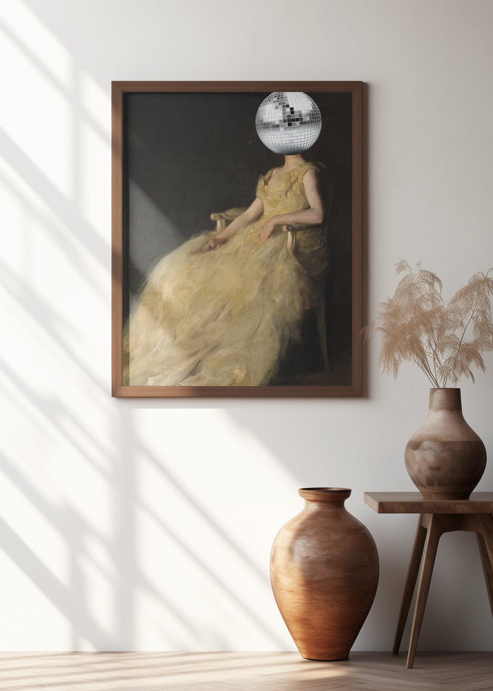 Disco Head Vintage Collage